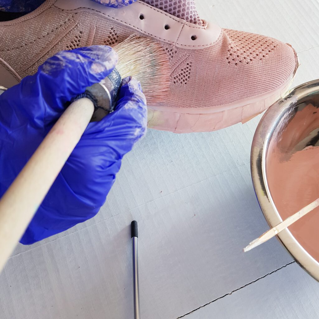 DIY Upcycling Schuhe färben mit Kreidefarbe KreativstattAndrea